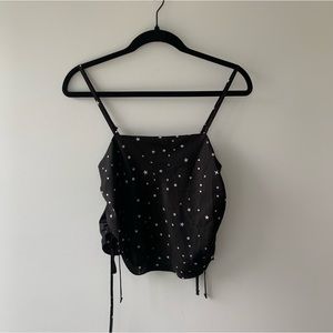 Pink Rose Starry Tank Top